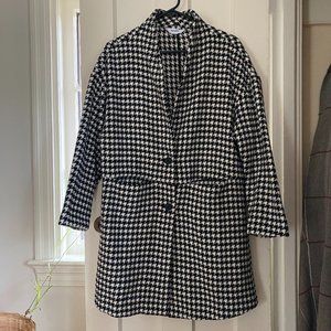 Old Navy Textured Houndstooth Coat
